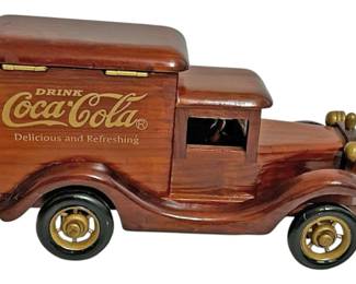 Vintage CocaCola Delivery Wooden Truck