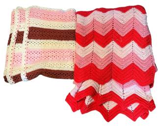 Set of Handmade Afghan Throws