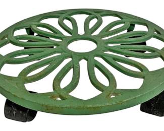Cast Iron Plant Caddy