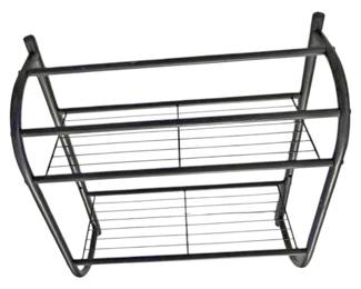 Black Metal Wall Shelf