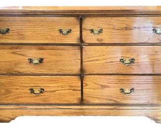 6 Drawer Wooden Dresser