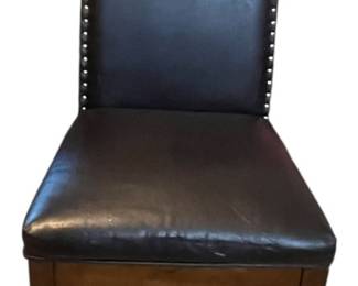 Chair with Silver Accent Nail Trim