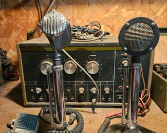 Astatic CB/ham radio mics