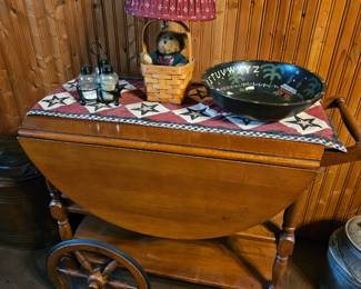 Drop side bar cart