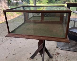 Antique Wooden Display Case