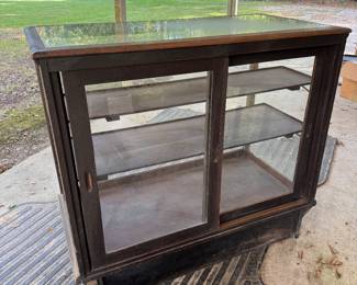 Antique Wooden Display Case