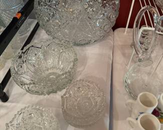 Punch Bowl with Cups