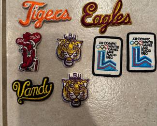 Vintage College Patches