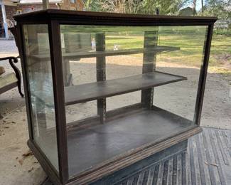 Antique Wooden Display Case