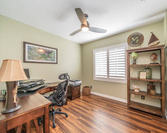Curved Corner Desk
Bookshelf
Chair and ottoman
Filing cabinet