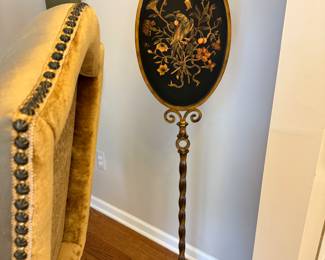 Pair of Metal Fireplace Stands 
