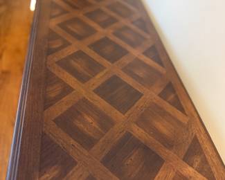 Beautiful wood console table