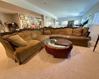 Beautiful High End Sectional with Corner Down Fill Wrapped 3 sections