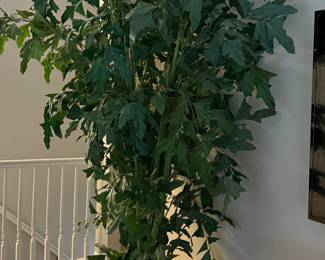 9 Foot Faux Tree in Basket