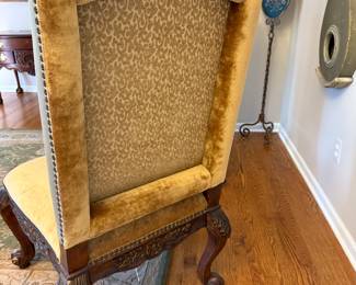 Custom Made Hooker Furniture Chairs in Silk and Velvet