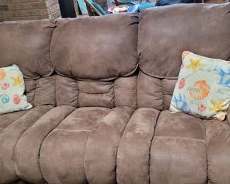Couch on lower level