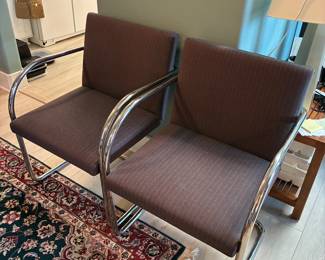 4 total Knoll chairs 
