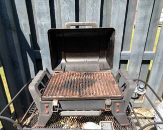 #46 Charbroil Portable Grill w/Propane Tank (as is condtion) $20.00