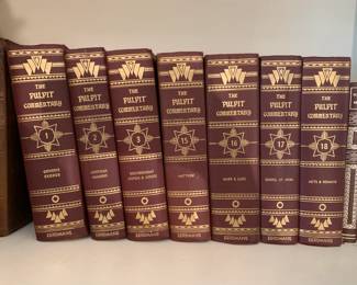 #53 Set of 7 "The Pulpit" Commentary - 1,2,3,15,16,17,18 Volumes $28.00