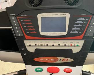 #141 Sole F63 Cushion Flex Folding Treadmill (upstairs you must move it downstairs) $200.00