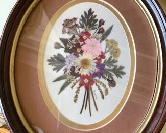 #68 Set of 2 Offset Lithograph of Flower Designs signed by Savelle $75.00