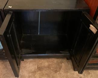 #9 Black Lacquer/Gold Trim Stained Glass Door - no shelves inside - 21x12x23 - as is finish $75.00
#10 Black Lacquer/Gold Trim Stained Glass Door - No Shelves inside - 21x12x23 - As is finish $75.00
