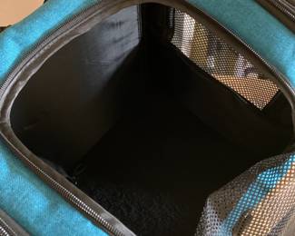 #178 Blue small dog back pack carrier $20.00