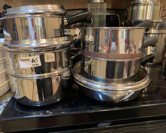 #213 Revere Stainless Copper Bottom - 10 pcs $60.00