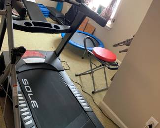#141 Sole F63 Cushion Flex Folding Treadmill (upstairs you must move it downstairs) $200.00