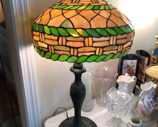 #65 Tiffany Style Lamp - 24" Tall $75.00