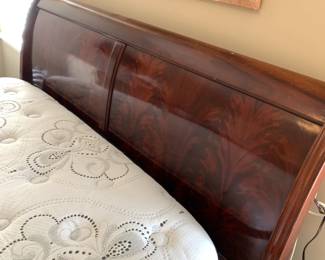 #79 Queen Sleigh Bed (as is finish on top) $125.00