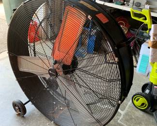#183 Utilatec large 39 inch shop fan $150.00