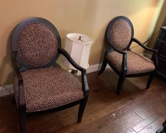 #20 Leopard Print Wood Side Chair $75.00
#21 Leopard Print Wood Side Chair $75.00