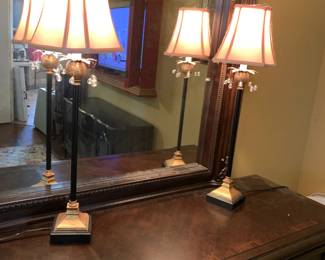 #27 Set of 2 Buffet Lamps - 27" Tall $40.00