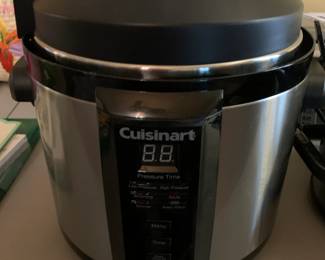 #186 Cuisinart electric presser cooker $70.00