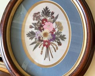 #68 Set of 2 Offset Lithograph of Flower Designs signed by Savelle $75.00