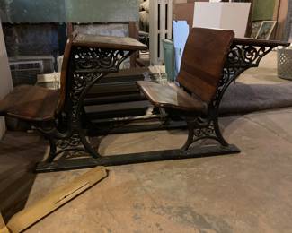 Antique children school desk $45