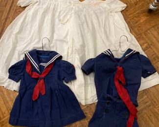 Vintage children's clothing and 1940's Christening gowns.