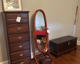 lingerie chest, mirror, lane cedar chest
