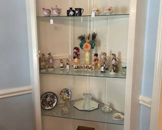 misc, wooden ware oriental dolls, Figurines