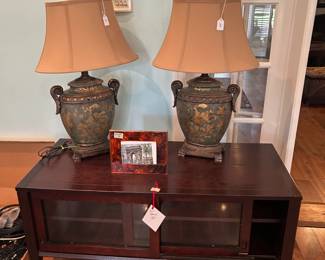 lamps, tv table