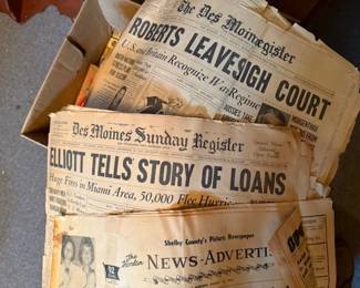 Local newspapers, history, NASCAR.