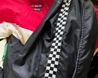 Two racing jackets.
