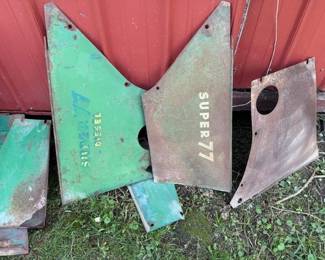 Oliver tin and parts.
