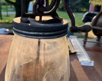 Dazey butter churn. Unique jar. Great shape.