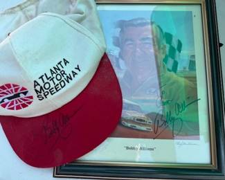 Bobby Allison autograph NASCAR memorabilia.