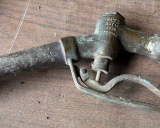 Brass gas nozzle.