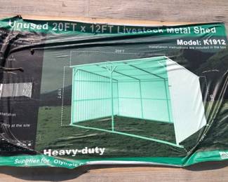 20 x 12 LIVESTOCK BARN SHELTER