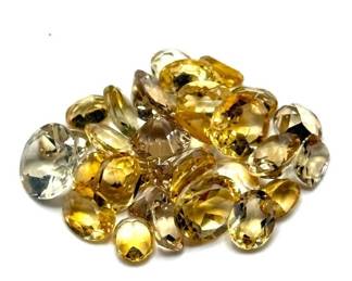 34 Carat Citrine Gemstones
