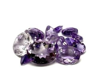 16.97 Carat Amethyst Gemstones